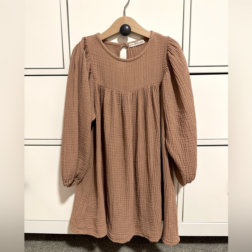 Soor Ploom Clementine 5Y dress in Henna.